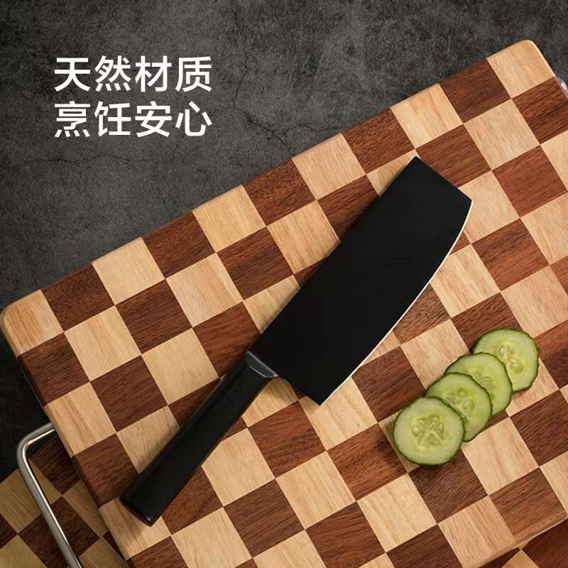 现货厨房棋盘格菜板双面可用案板水果砧板切菜板儿童辅食水果菜板