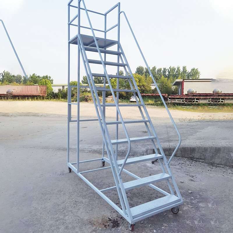 登高梯移动平台高空作业多功能库房梯货架上货装修理货梯子工业
