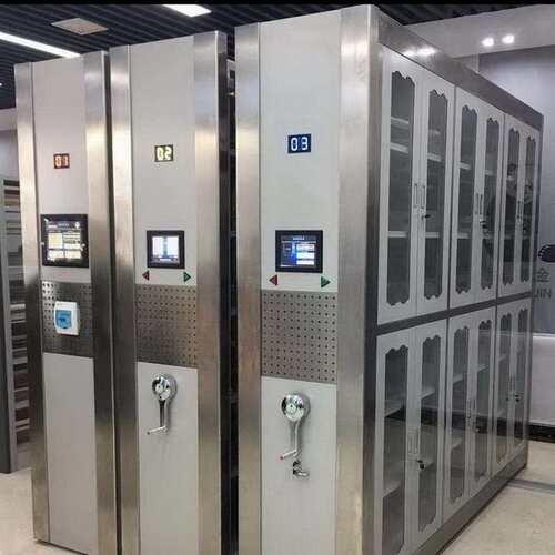 密集柜现货手摇智能电动密集架档案室档案柜资料架财务凭证柜