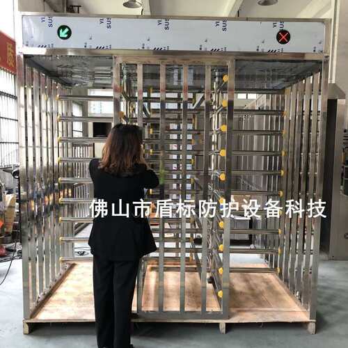 出口十字栅栏转闸 全高转闸刷卡栅栏门 十字栅栏手动旋转闸防止逆