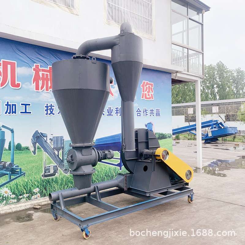 移动软管长距离粮食颗粒吸粮机 自动收尘吸稻谷气力装车机