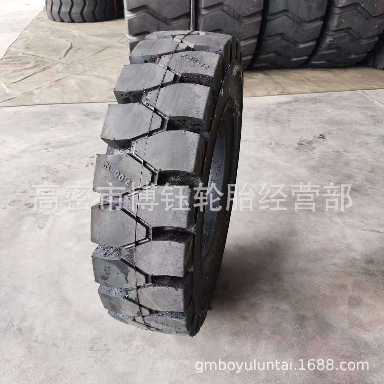 朝阳叉车轮胎700-12 实心工程机械轮胎7.00-12合力杭叉轮胎