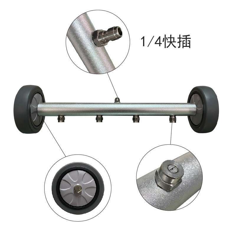 跨境 汽车底盘清洗器道路清洗刷双用途16英寸表面清洁器 4 000psi