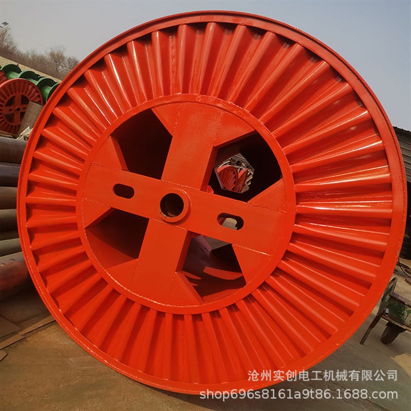 电缆卷绕绞线放线工字铁线盘厂冲压盘瓦楞盘加工U冲压型钢铁线盘