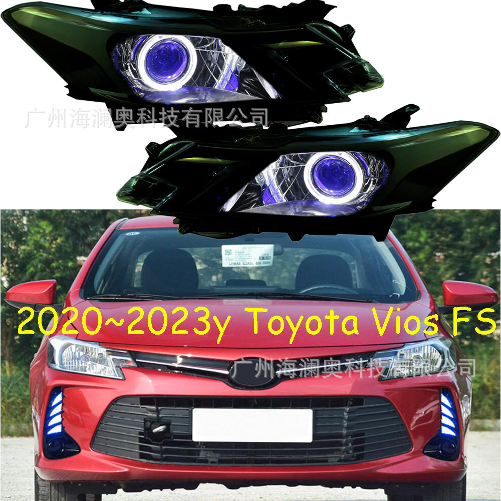 适用丰田威驰FS大灯前照灯HID氙气灯日行灯雾灯2020~2023款