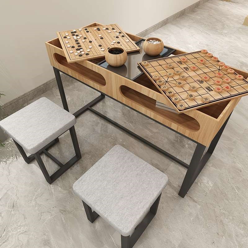 棋社棋盘a桌桌围棋量培训桌椅桌两用小学象棋幼儿园专用组合大幼