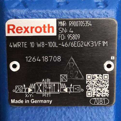 R900705354  4WRTE10W8-100L-46/6EG24K31/F1M # Rexroth
