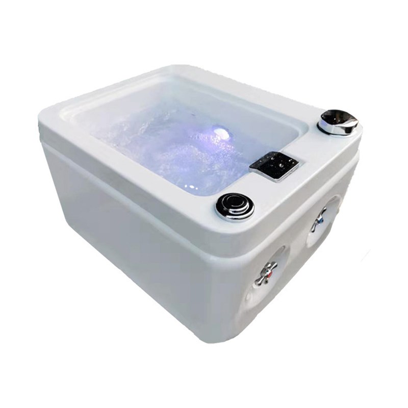 现代简约a美甲店穴位按摩器保温熏蒸桶中东洗脚盆足部亚克力足浴