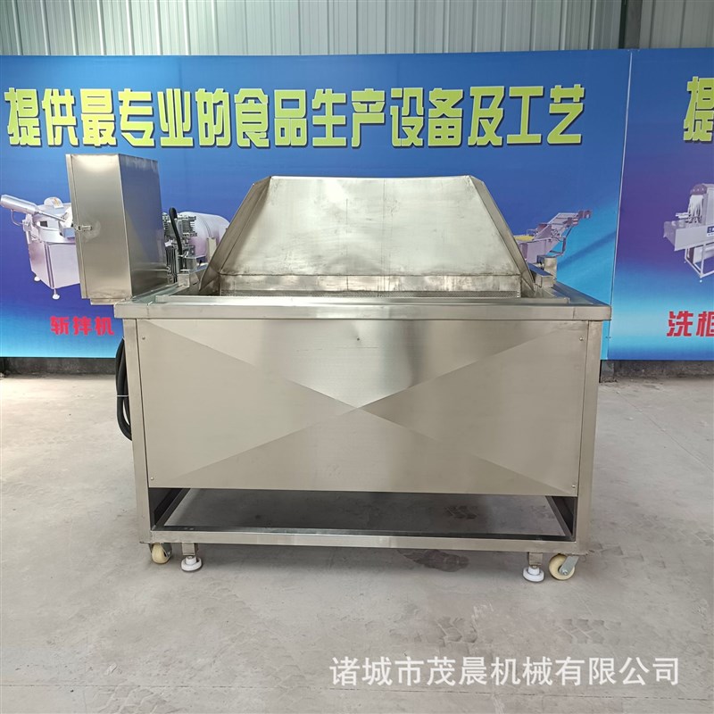 薯条薯塔油炸机 m不锈钢自动出料油炸机 滤渣油水分离油炸设备
