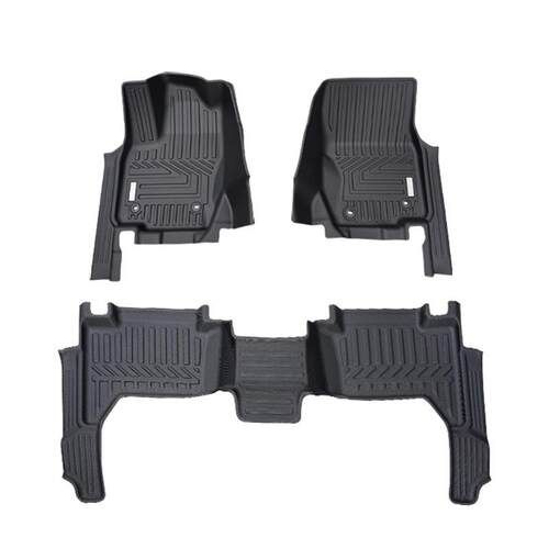适用丰田普拉多地垫Land Cruiser LC250 TPE Floor Mats专用脚垫