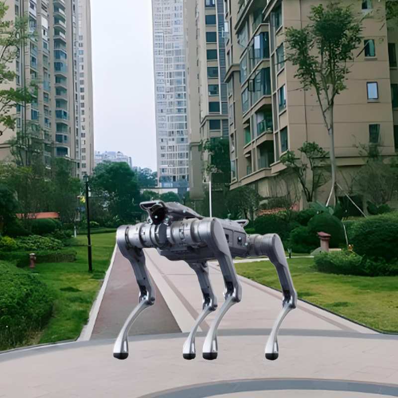 奥斯恩 住宅小区安防巡检四足机器人 科技园区安全智能巡查机器狗
