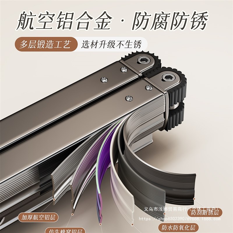 可折叠洗澡浴帘浴室卫生间免打孔干湿分离窗帘P隐形防水淋浴隔断