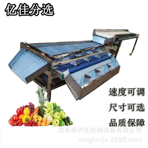 不锈钢果蔬分选机底仓出料