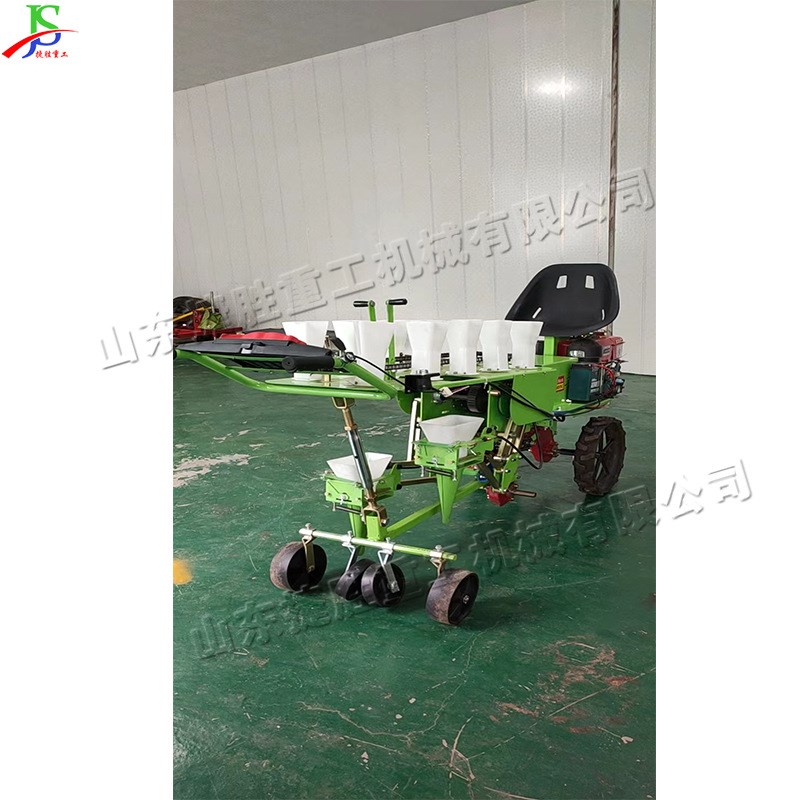 座驾式秧苗移栽机 大棚蔬t菜苗西红柿苗种植机 两行自走式秧苗机