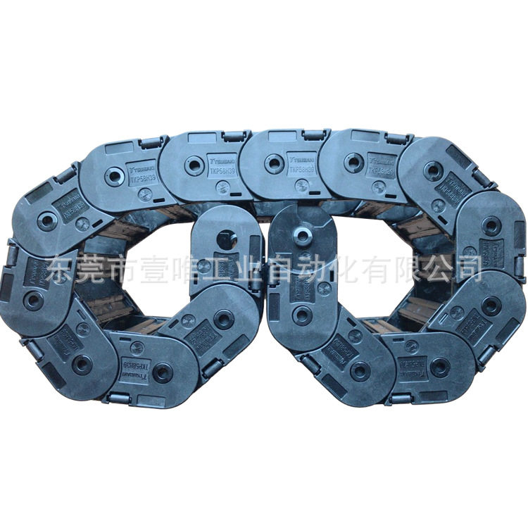 椿本TKP58H39-30W100R75电缆拖链雕刻机坦克传动工业链条履带轻型