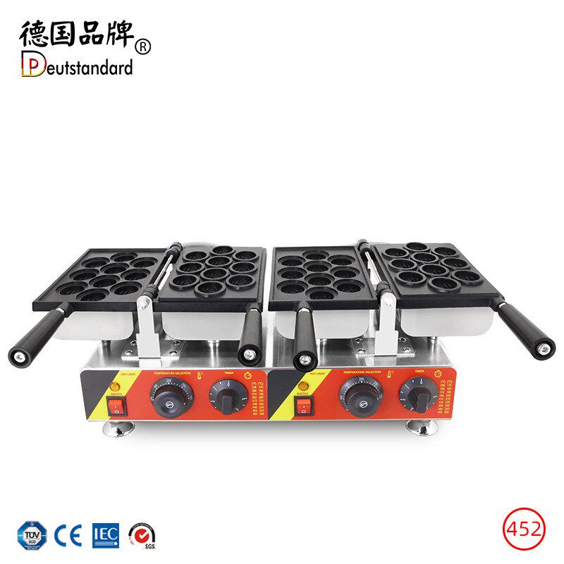 商用华夫饼机核桃烧机电饼v铛核桃夹心华夫松饼烧机夜市摆摊核桃