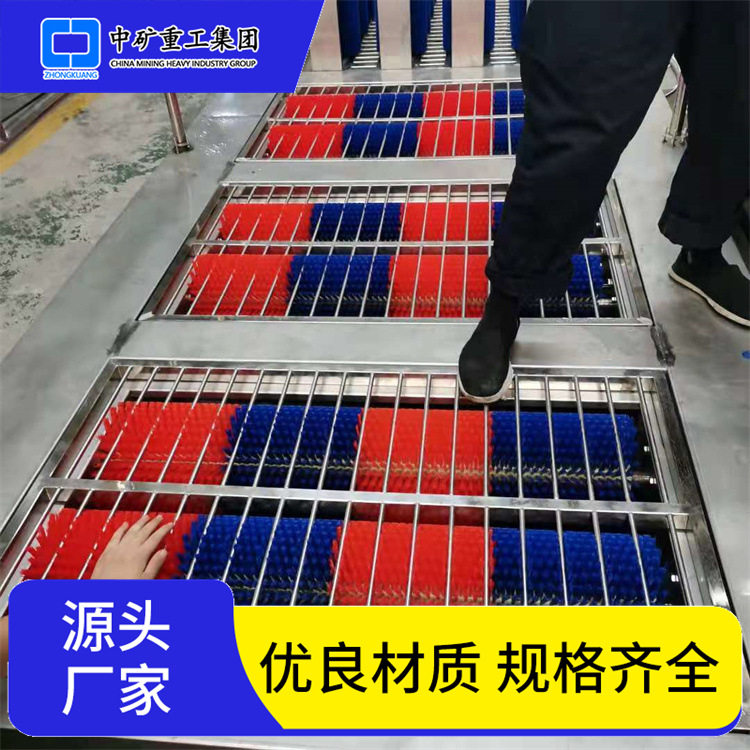 单通道洗靴机 全自动不锈钢清洗胶靴设备矿用擦靴机