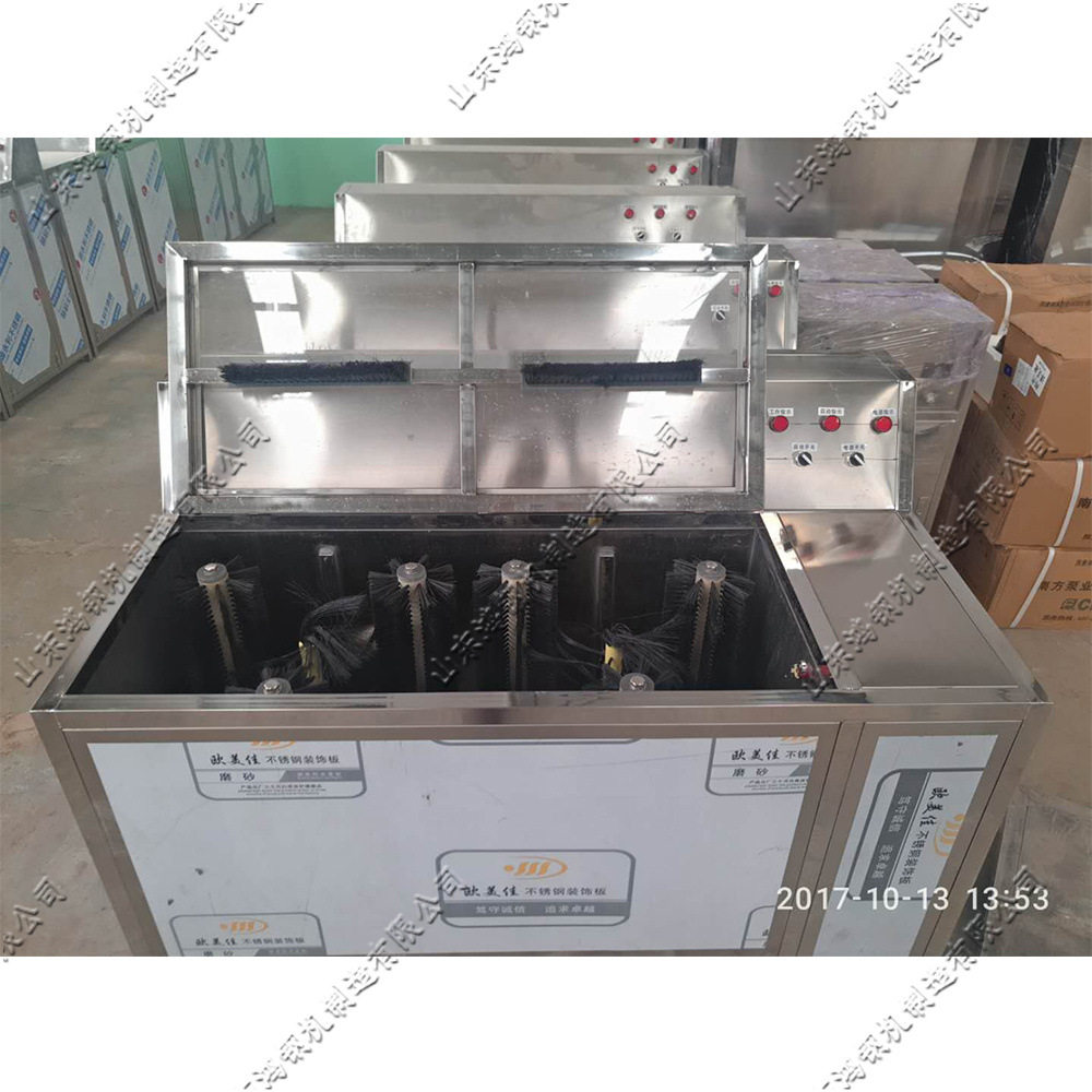 全自动饮用水桶洗桶机 纯净水制造厂水桶清理机 塑料桶拔盖刷桶机