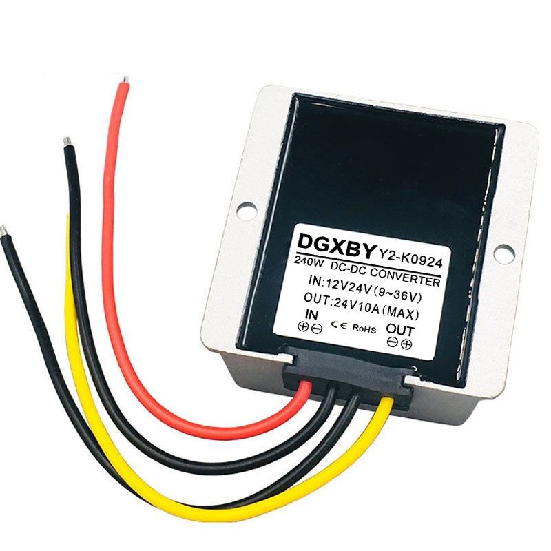 9-36V转24V5A8A10A直流稳压器12FV24V变24V车载升降压电源转换器