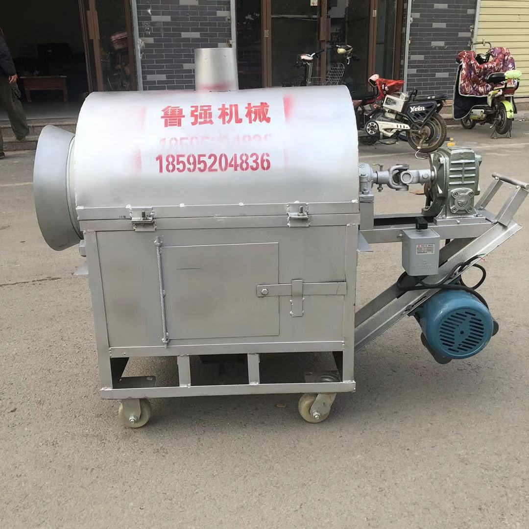 电加热不锈钢滚筒炒货机批发