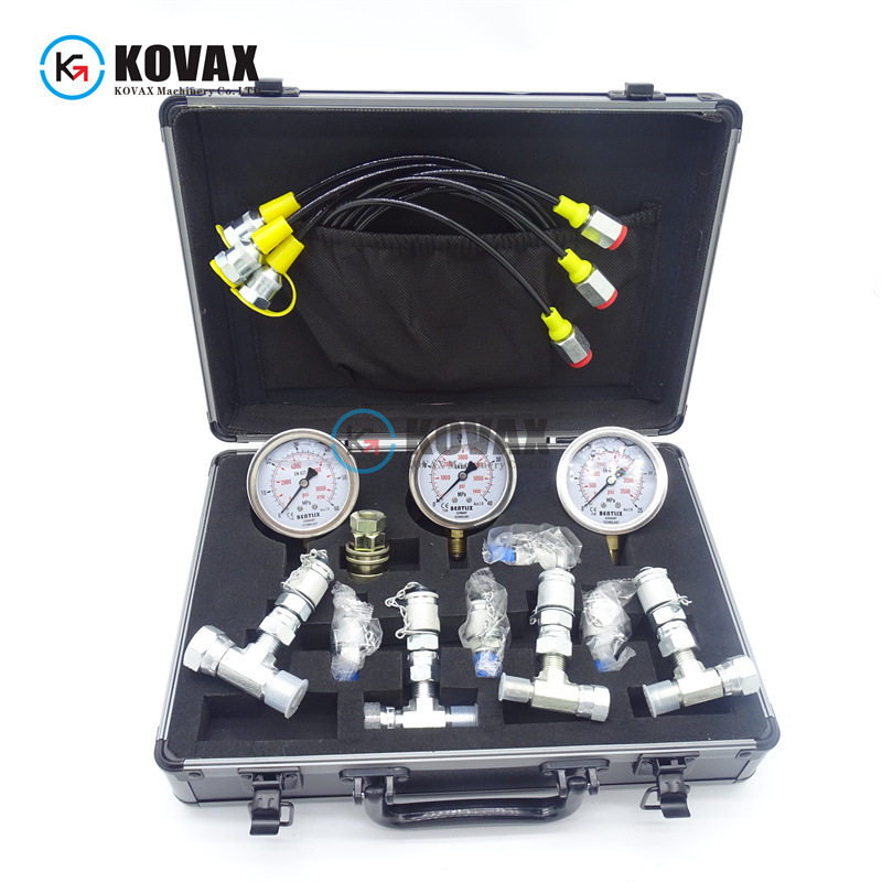 挖机测压/油压/测试/液压表 先导压力油管接头 液压油管堵头