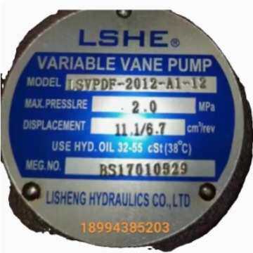 原装LSHE VARIABLE VANE PUMP油泵LSVPDF-2012-A1-12液压泵