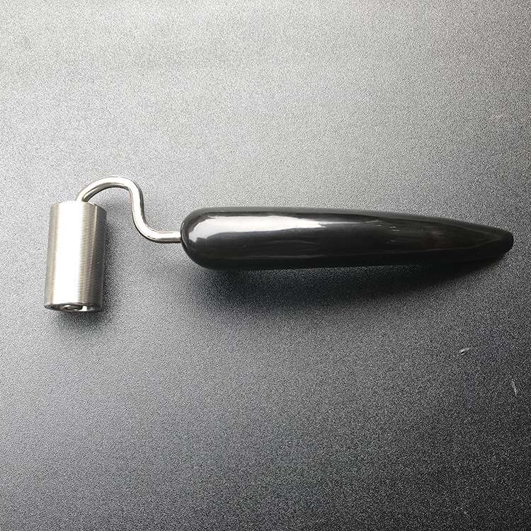 专业优质新款贴墙纸壁纸汽车施工工具不锈钢平压轮天然纯牛角手柄