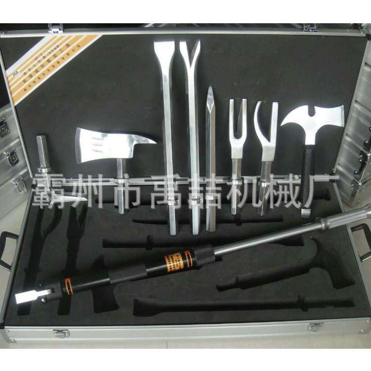液压破拆工具QF-9撬斧九件套多功能破拆工具组手动组合破拆工具