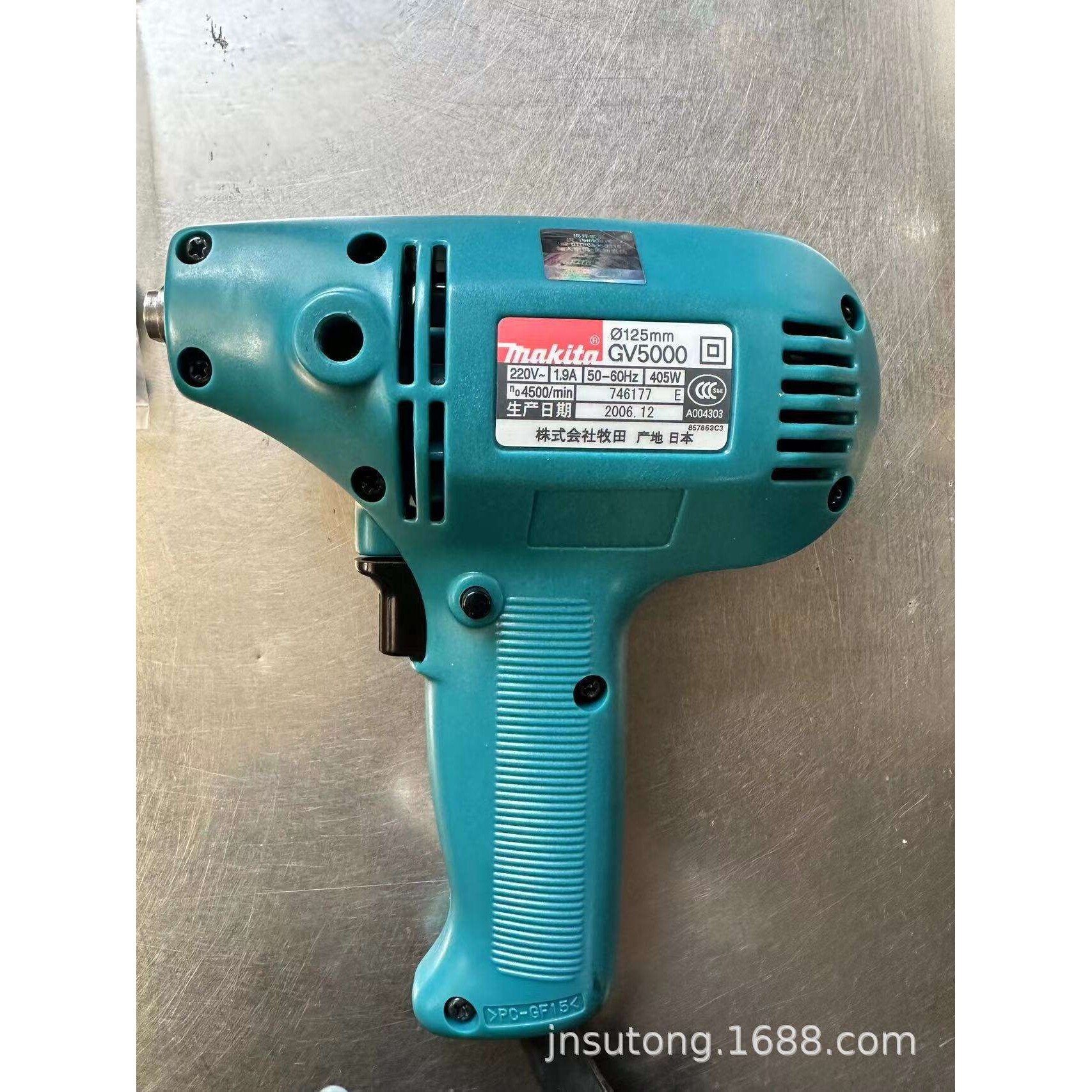 牧田GV5010盘式砂光机GV5000抛光打磨GV6010金属木材打磨电动工具