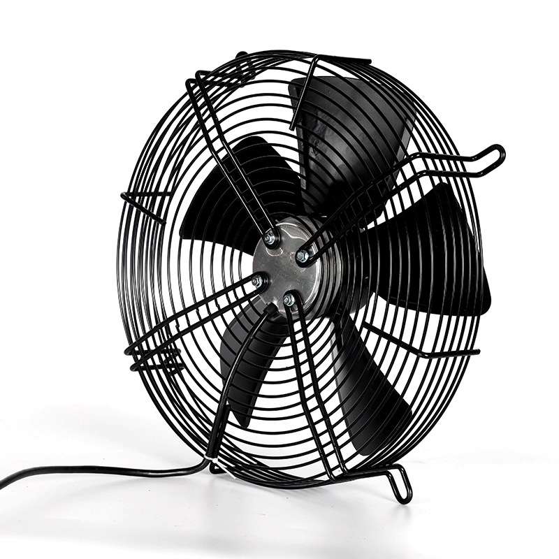 冷凝器外转子网罩风机2 黑色380V 轴流风机 风扇工业冷却散热风扇
