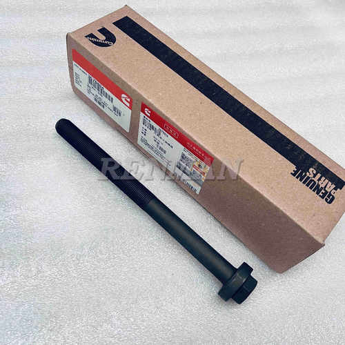 适用康明斯发动机X15系列大马力缸盖长螺栓3678804六角法兰面螺栓