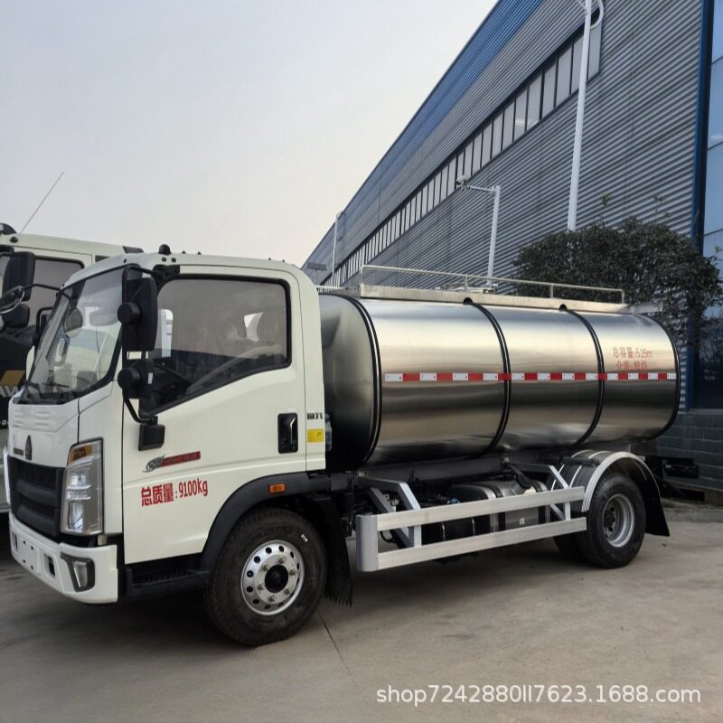 移动加油车 工地用加油车 液体油罐车 汽油加油车 蓝牌小型油罐车