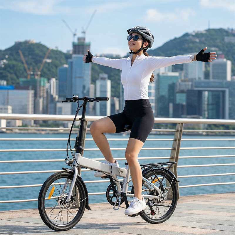 工厂直销20寸折叠电动自行车城市通勤轻便代步电动自行车