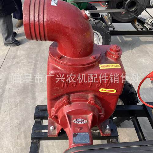 加厚铸铁6寸自吸泵果园灌溉排涝