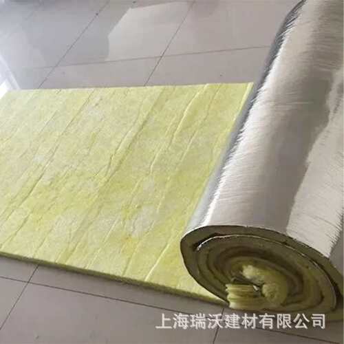 隔音棉钢结构墙体暖通设备隔热保温材料防火保温棉铝箔玻璃棉卷毡
