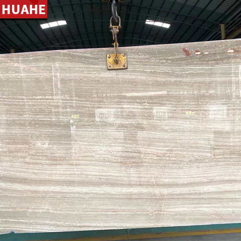 波亚木纹天然大理石 白色石材飘窗台石台桌面过门槛楼梯 加工