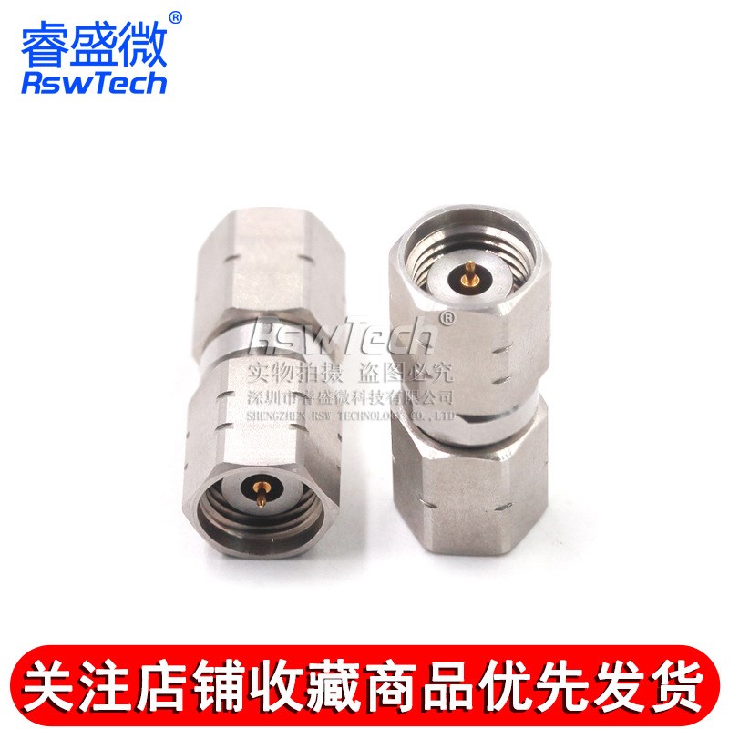毫米波转接器 1.85/2.4-JtJG高频转接头 1.85MM公转2.4MM公DC-50G