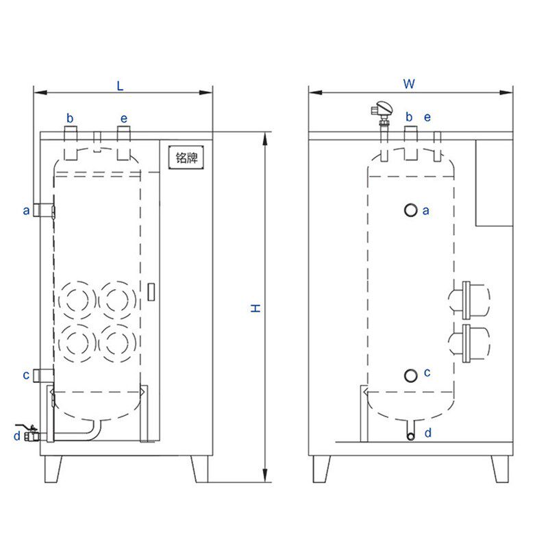 蒸汽发生器小型电锅炉380v 宾馆学校采暖炉P工业热水炉智能全自动