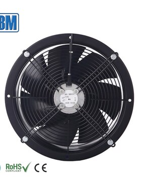 PBM 230V交流n静音大风量 新风系统排风机 外转子节能轴流风机