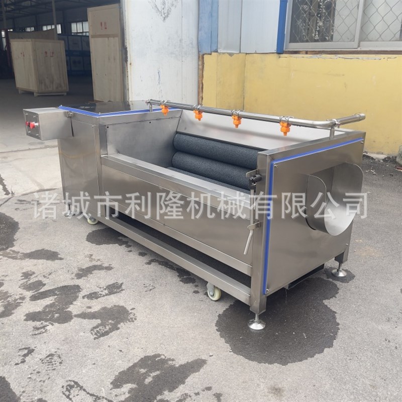 猪蹄鸡爪a去泥毛辊清洗设备 海鲜毛刷清洗机 泡椒竹笋清洗机器