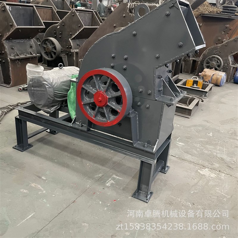 小型家用建筑垃圾j移动式锤式制砂机鹅卵石砖头块石灰石锤式破碎