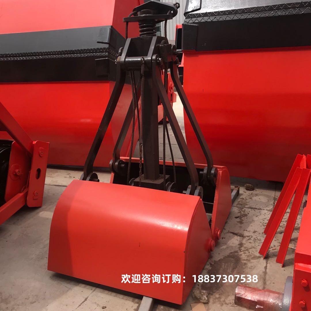 单梁天车汽车吊专用抓斗 单绳悬挂 配件导绳轮销轴 1立方2立方