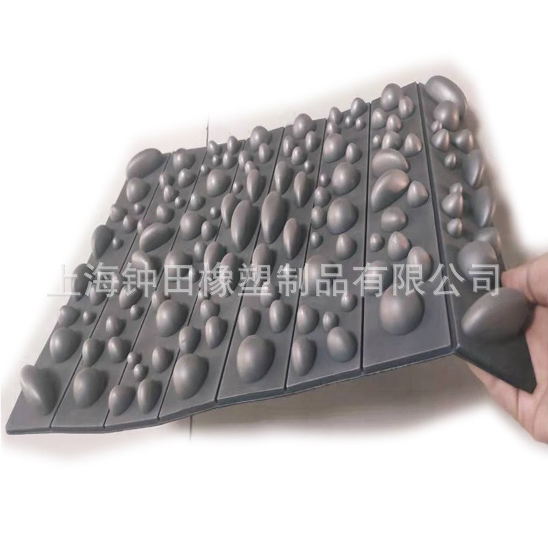 石头子路指压板家用穴位足疗走毯 鹅E卵石地垫 足底按摩垫雨花石