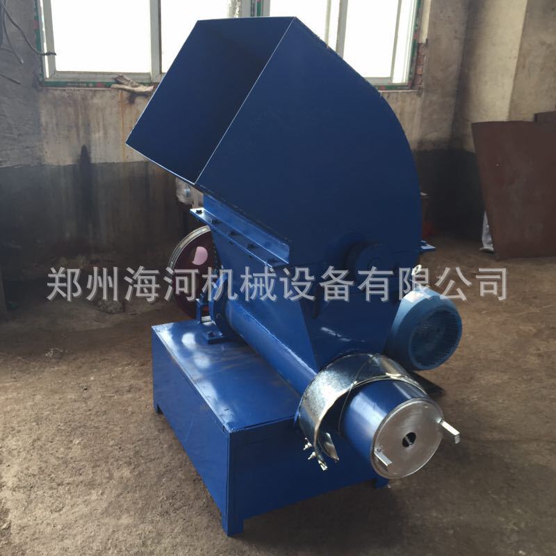 供应泡沫粉碎熔化压块机 网膜白色污染垃圾挤成坨状方便运输