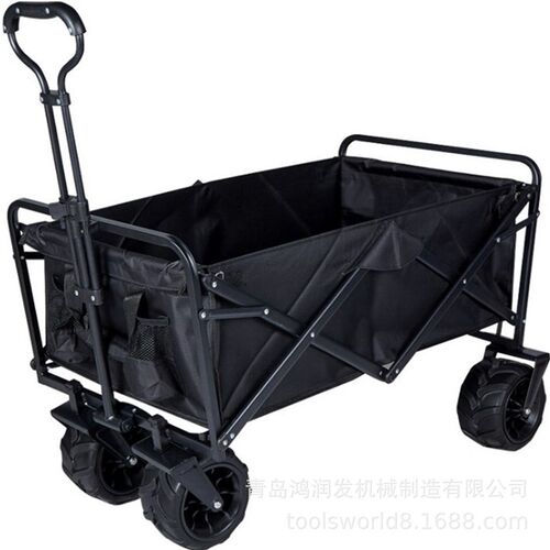 户外野营露营便携折叠工具布兜车购物手推车M车可加外袋TC3015