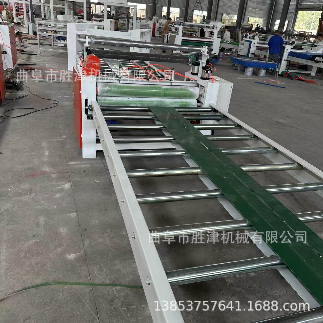 胜津PE膜复合不锈钢板设备橱柜门移门贴膜机家具烤漆板覆膜机