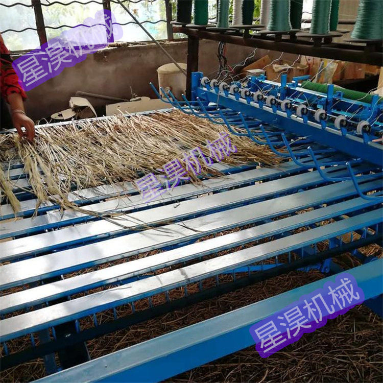 蒲草稻草编织机蔬菜苗圃包裹草帘机全自动秸秆草帘机厂家