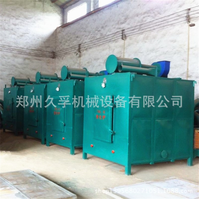 全套无烟木碳制炭机械 活性炭草炭土I制棒机 自动机制木炭机线