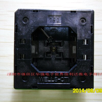 IC烧录座QFN-32间距0.5MM 5*5  790-J42032-101T测试座 卡座