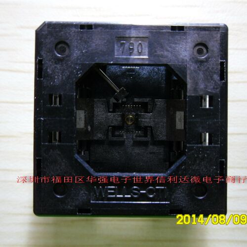 IC烧录座QFN-32间距0.5MM 5*5  790-J42032-101T测试座 卡座